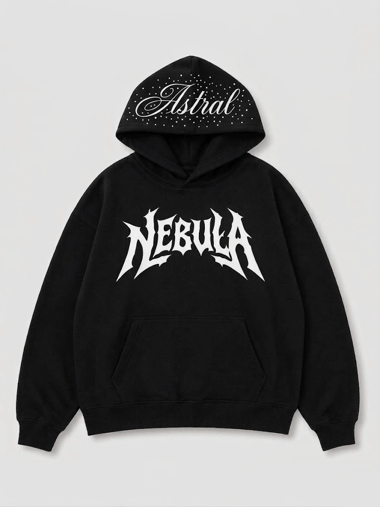 HOODIE NEBULA BLACK