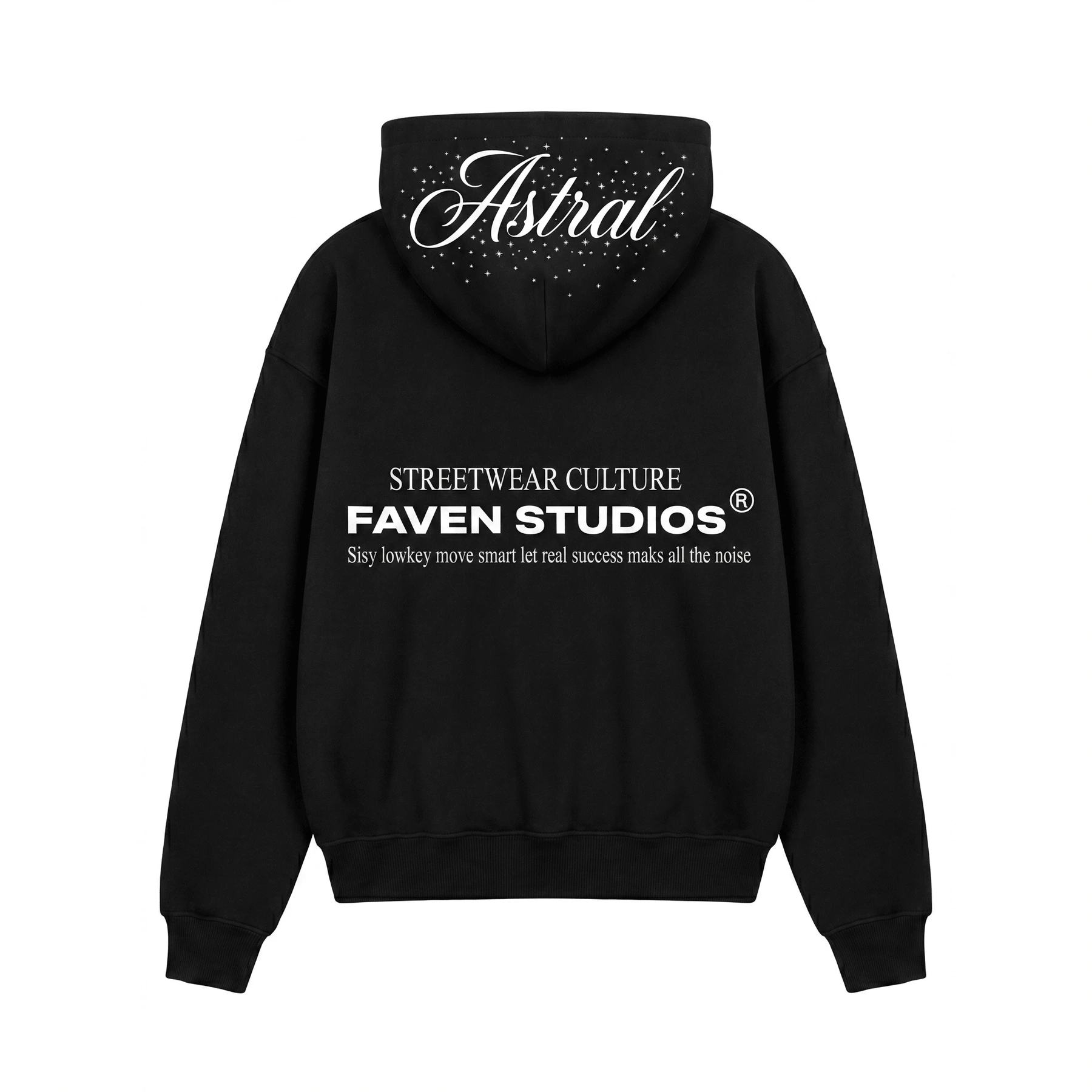 HOODIE NEBULA BLACK — vista alternativa