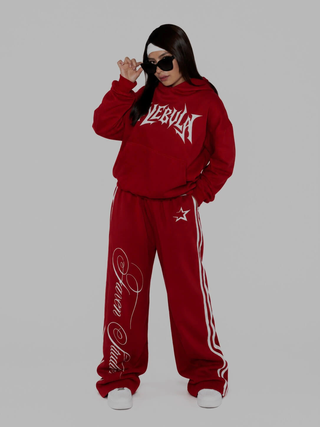 HOODIE NEBULA RED