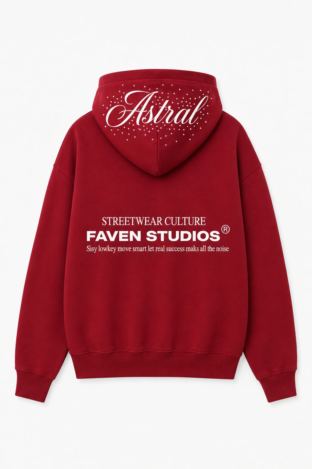 HOODIE NEBULA RED — vista alternativa
