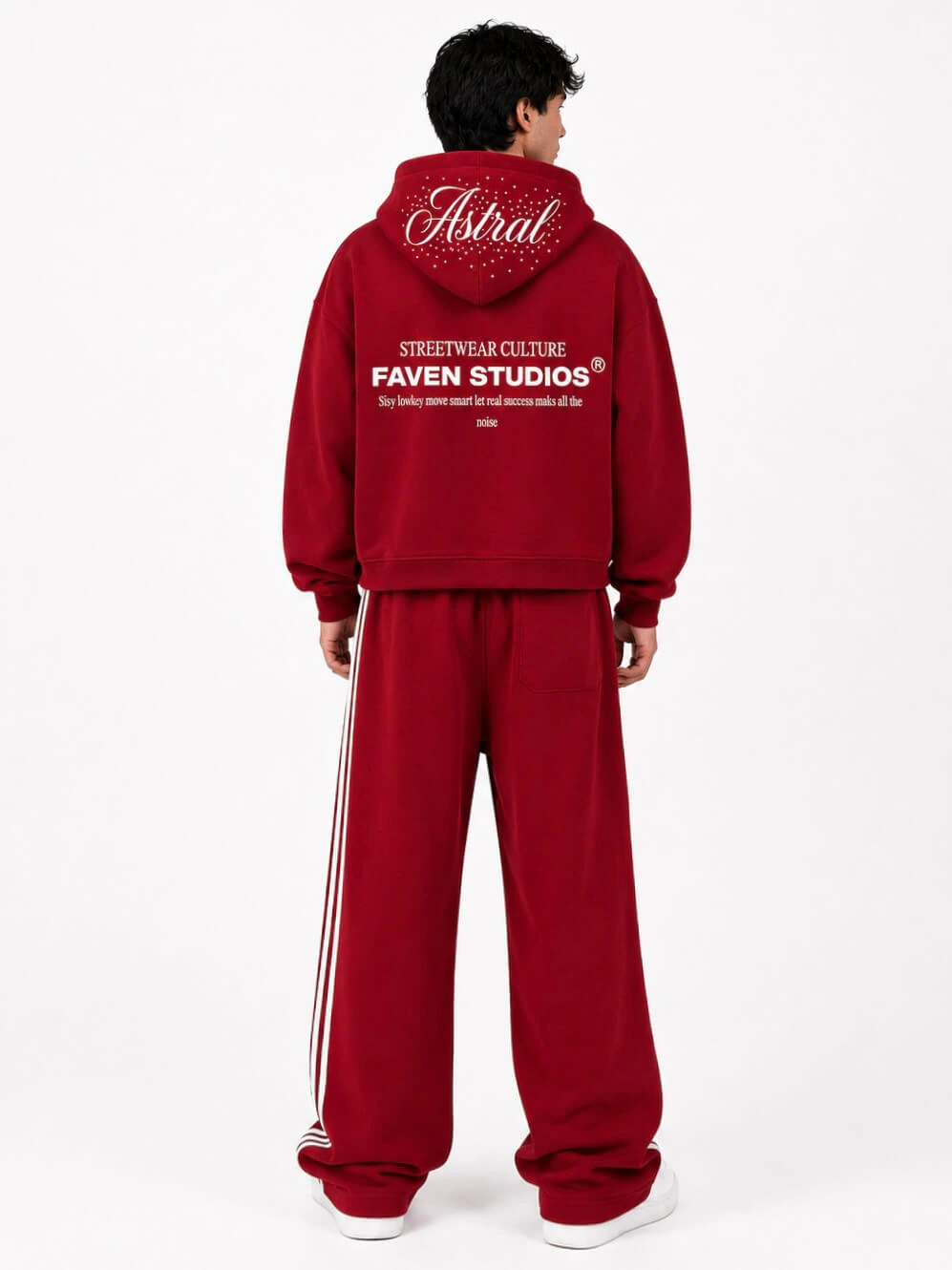 HOODIE NEBULA RED