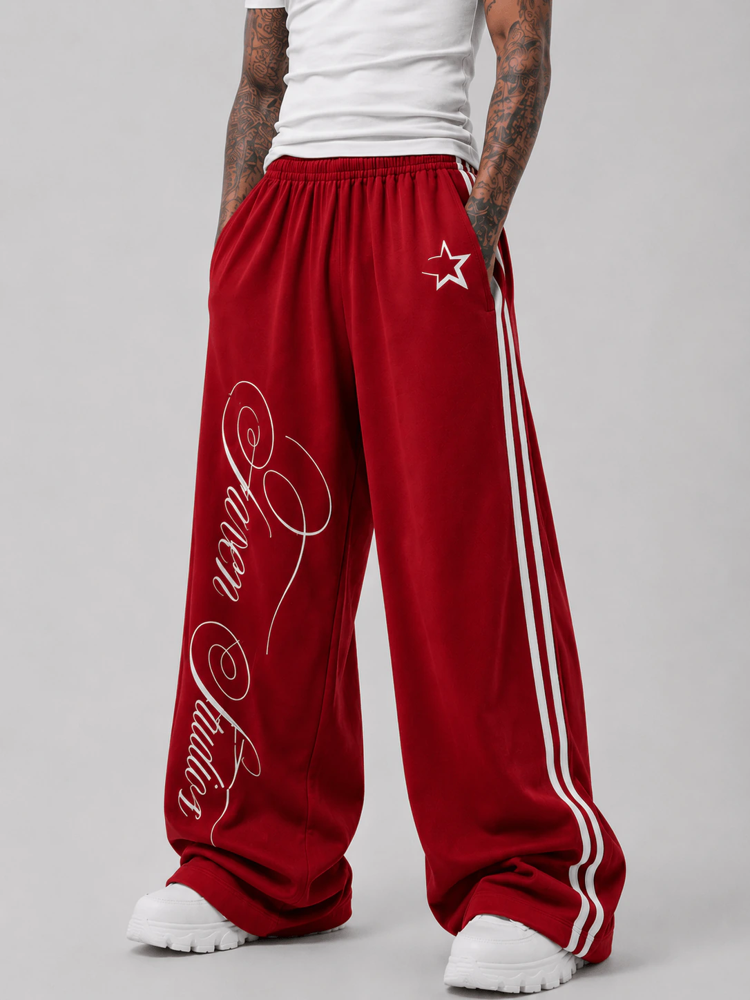 PANT NEBULA RED