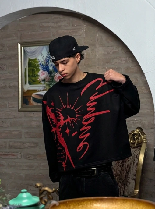 RED LONG-SLEEVE ASCENT COLLECTION — vista alternativa